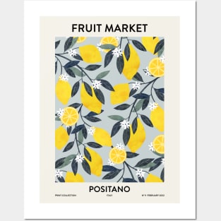 Fruit market Positano Posters and Art